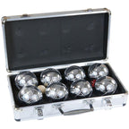 8-PIECE PETANQUE BALLS - BOULE PETANQUE ALUMINUM SUITCASE ENERO Accessories Your Sports Performance