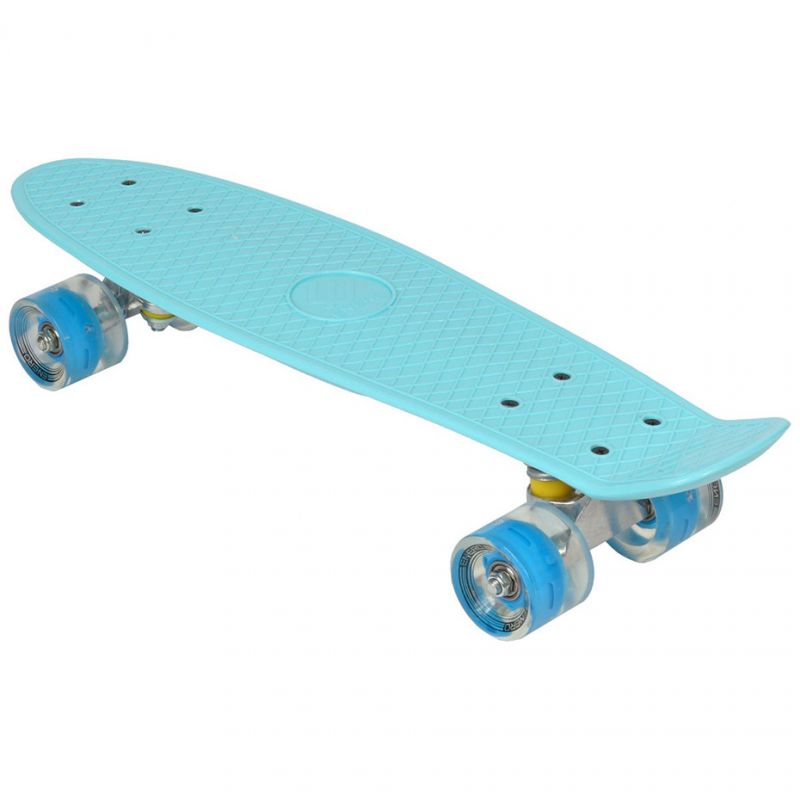 Plastic skateboard 22" Led Enero blue 1007366 Accessories/Skating Your Sports Performance