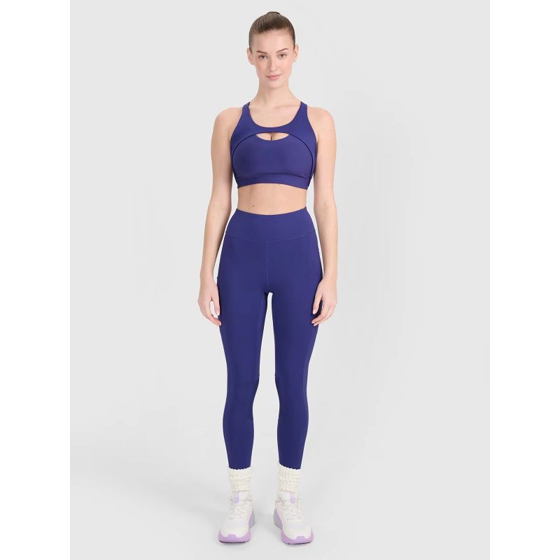 Women's medium support training bra 4F 4FWSS25USBAF150-30S *Kategoria tymczasowa Your Sports Performance