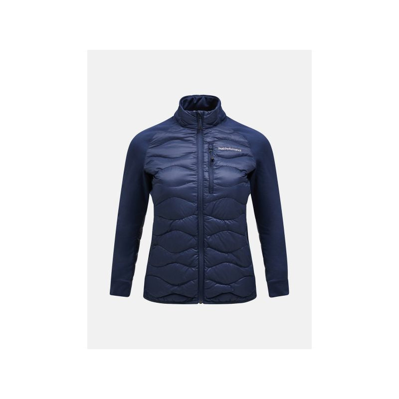 Peak Performance W Helium Down Hybrid Jacket Navy Blue Import z PMSport Your Sports Performance