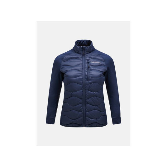 Peak Performance W Helium Down Hybrid Jacket Navy Blue Import z PMSport Your Sports Performance