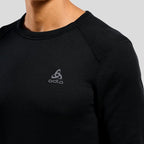 Odlo BL TOP crew neck l/s ACTIVE WARM ECO men's t-shirt size L Black Clothing Your Sports Performance