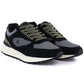 Men's black leather sports shoes Mcrthur MA254 McArthur
