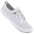 Women's leather openwork shoes, white, T.Sokolski 1302 To be categorized Your Sports Performance
