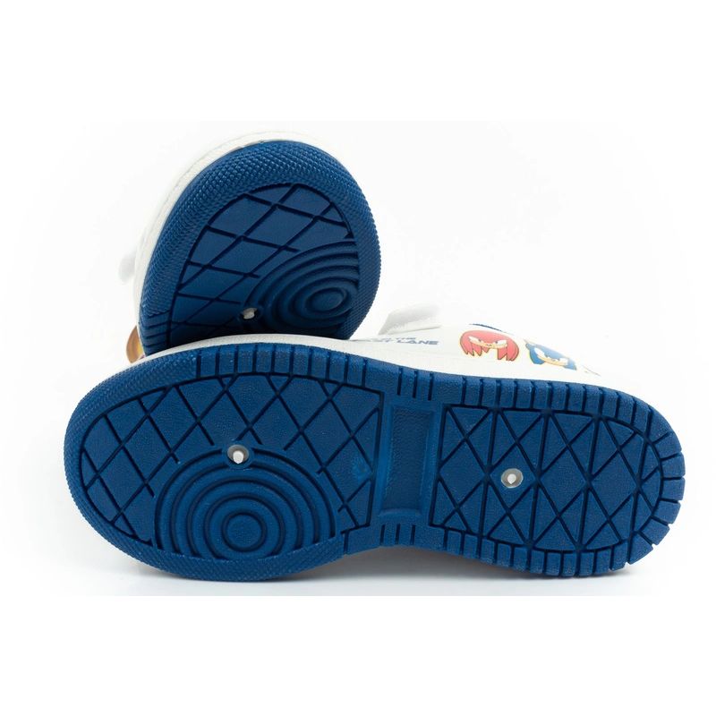 Leomil children's sports shoes Sonic sneakers lightweight with velcro white Leomil
