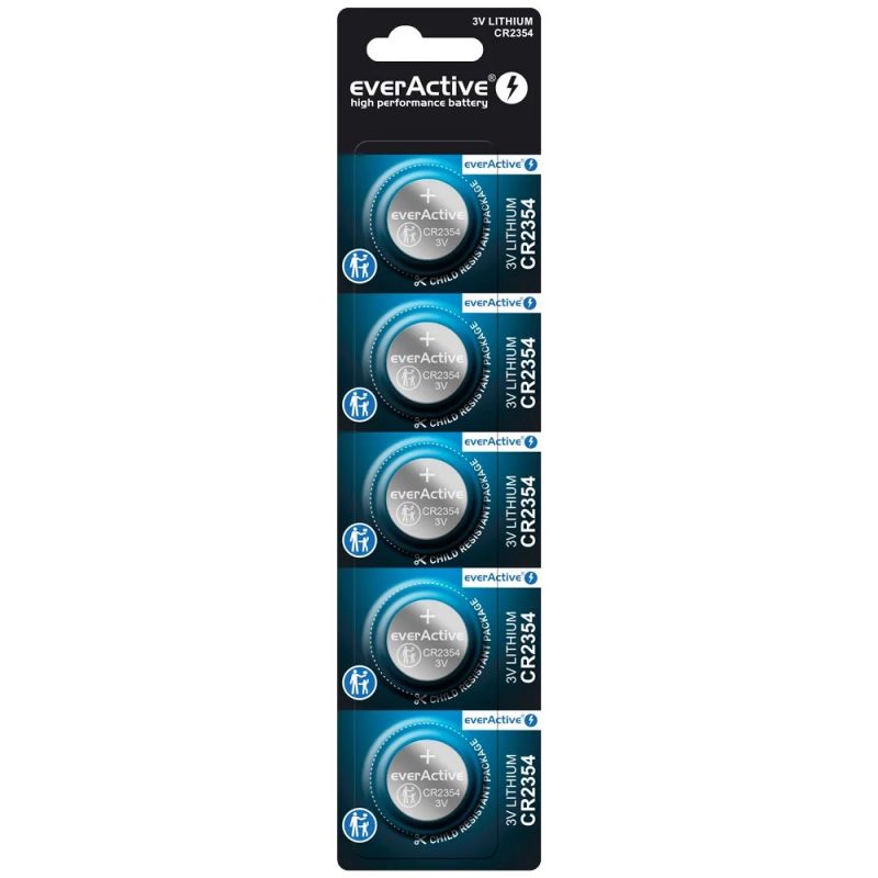 EVERACTIVE LITHIUM BATTERY CR2354 BLISTER 5 PCS CR23545BL Baterie, akumulatorki i ładowarki/Baterie Your Sports Performance
