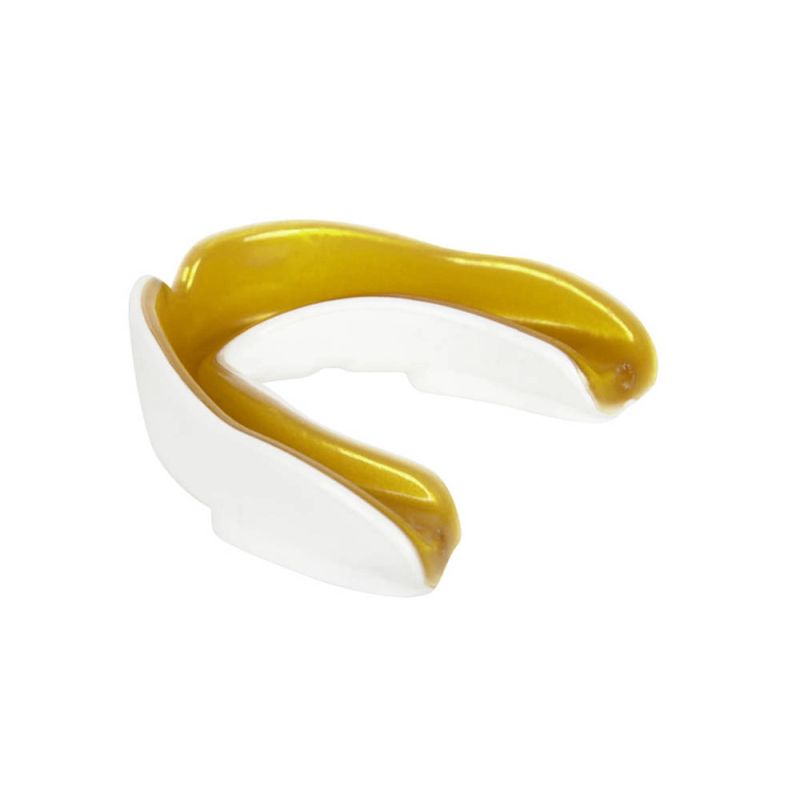 Gel Mouthguard + Box - White and Gold | GelTech ochraniacze zębów Your Sports Performance