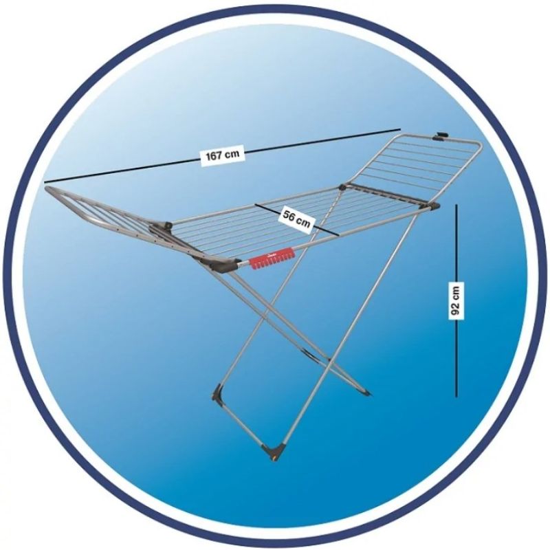 Vileda Aluminum 100 Dryer AGD - Produkty/Suszarki łazienkowe i wolnostojące Your Sports Performance