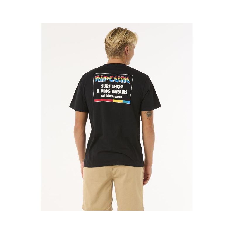 RIP CURL Surf Revival Ding Repair Tee Black