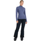 Women's thermal sweatshirt 4F F098 denim 4FWAW25UBRUF098 32S In preparation Your Sports Performance