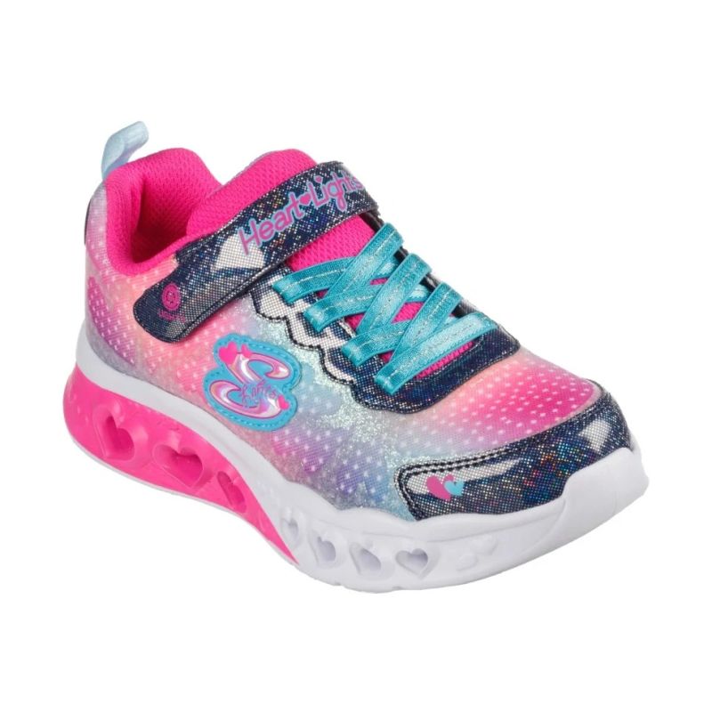 Skechers S-Lights Flutter Heart Lights - Simply Love 302315L-NVMT Navy/Multi To be categorized Your Sports Performance