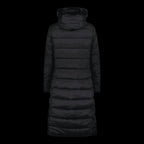 CMP women's long winter coat, insulated jacket with hood, black (34K0046F/U901) CMP