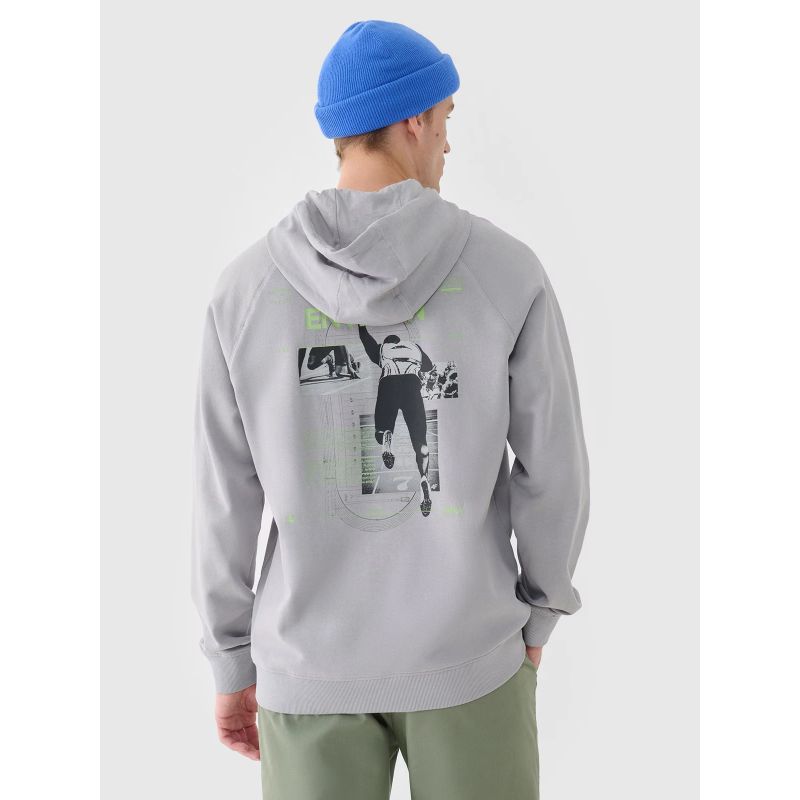 Men's sweatshirt with hood, open, 4F 4FRAW24TSWSM1821-27S *Kategoria tymczasowa Your Sports Performance