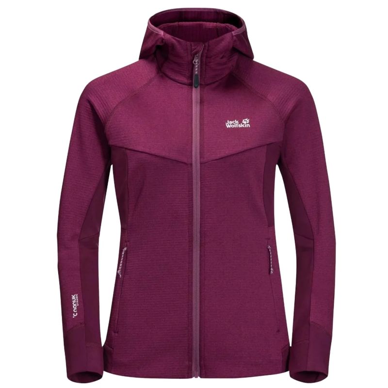 Jack Wolfskin Hydro Grid Fleece Jacket Jkt W 1709911-1395 Clothing/Outdoor/Jack Wolfskin Your Sports Performance