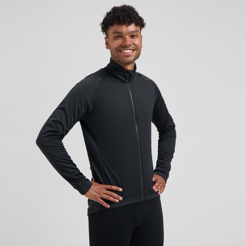 Rogelli ESSENTIAL II winter jacket black XL Rogelli/Rower/Men/Kurtki/Zimowe Your Sports Performance