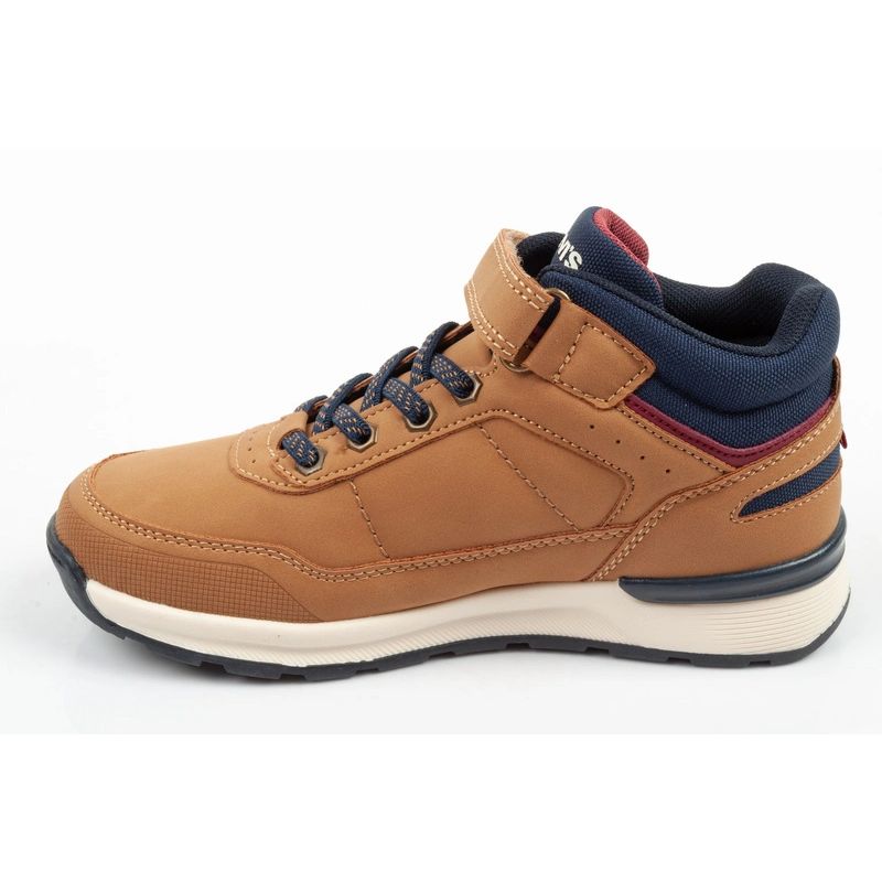 Levi's Sierra children's high-top brown sports shoes with velcro