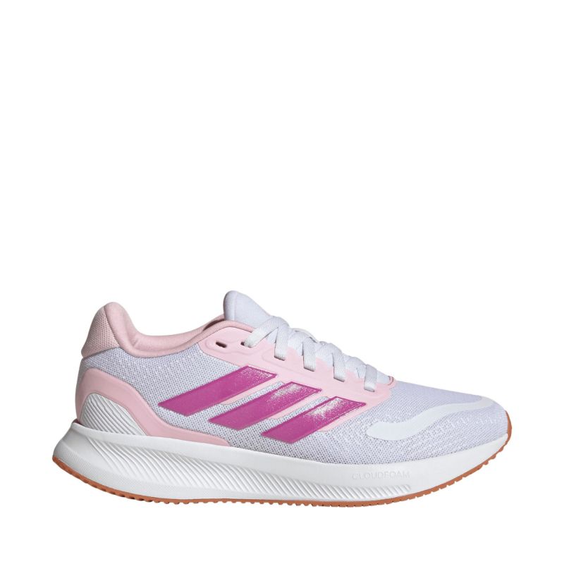 Adidas Runfalcon 5 kids' shoes white and pink JP9396