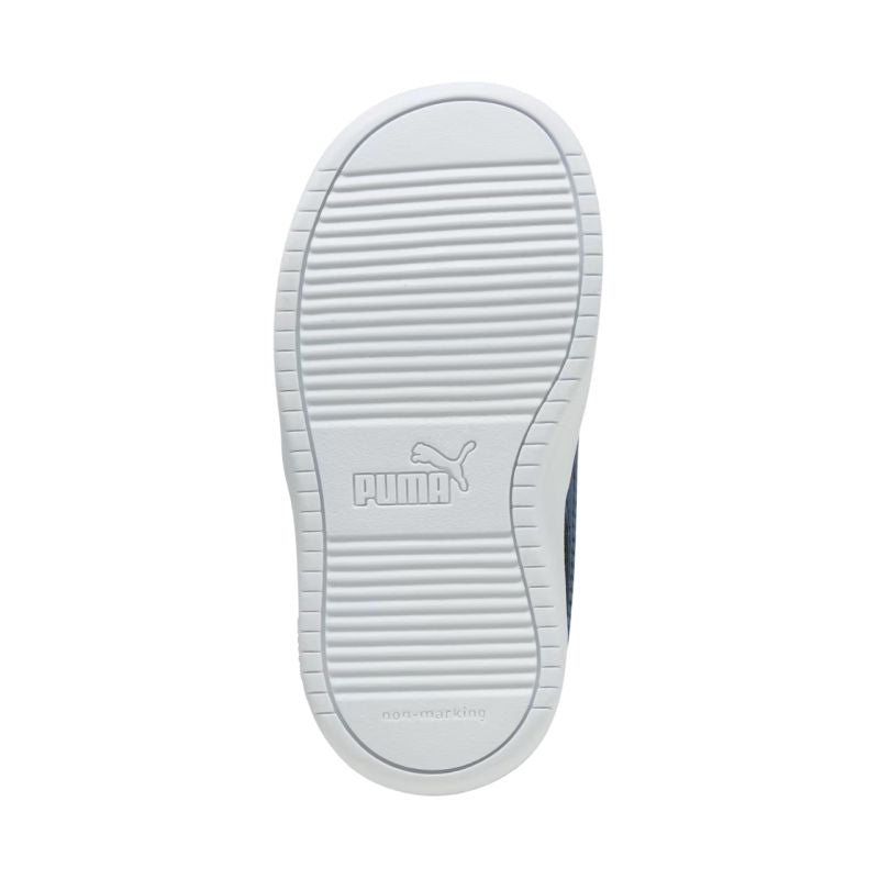 Puma Rickie AC+ Inf kids' shoes white and blue 384314 44