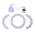 Hula hoop HMS HHM14 with magnets, weight and counter purple In preparation Your Sports Performance
