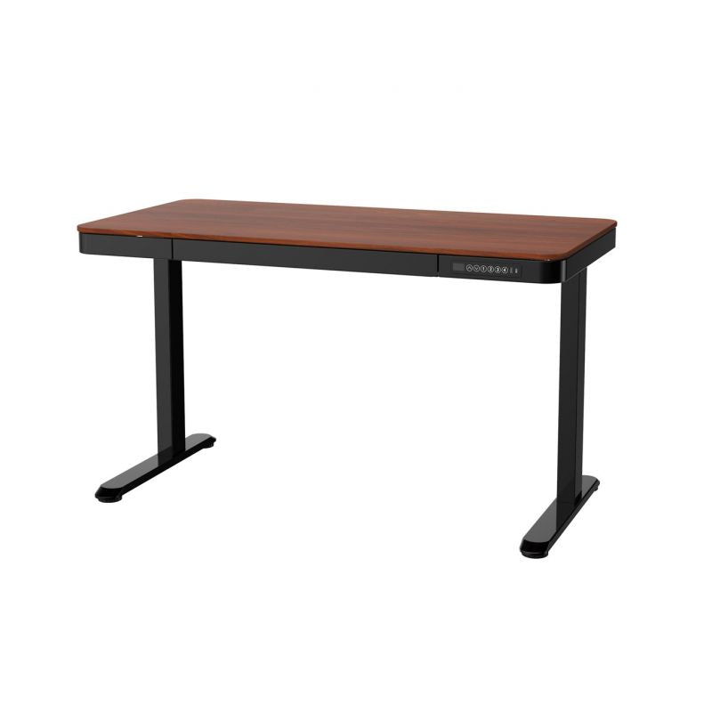 Urevo U1 Smart Walkingpad Treadmill + TUCKANO Electrically Adjustable Desk Black/Walnut In preparation Your Sports Performance