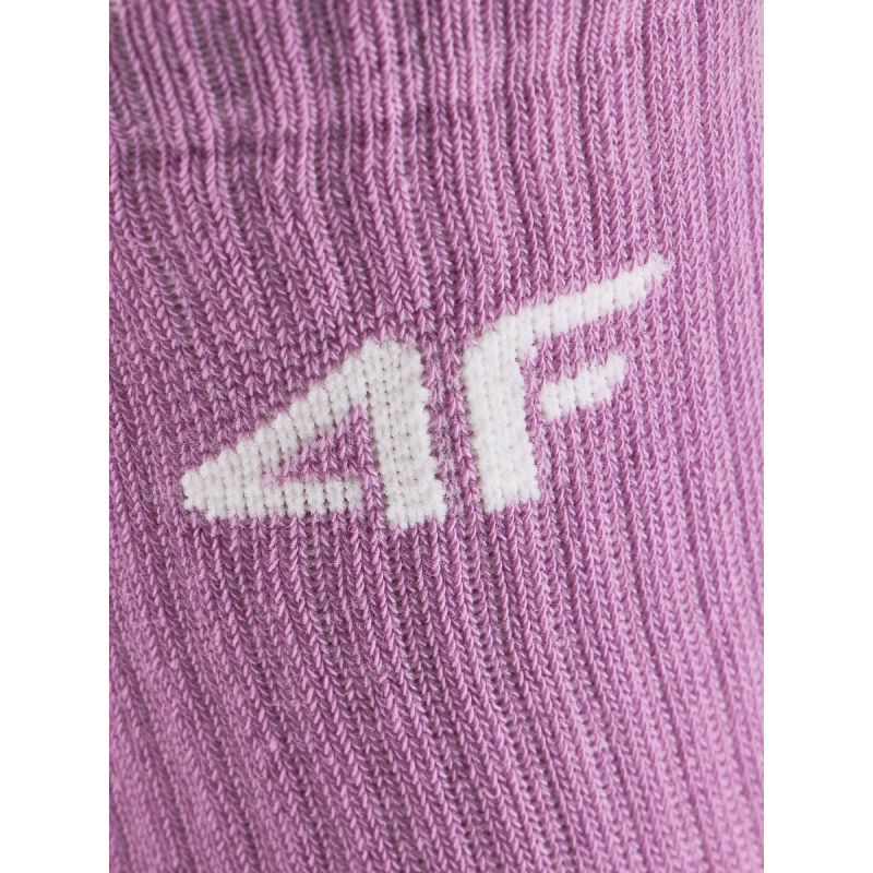 Girls’ Long Socks (4-Pack) 4F 4FJRAW26USOCF1010-91S