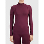 Seamless thermal ski underwear with quick-drying finish – women’s long-sleeve top 4F 4FWAW26USEAF324-60S