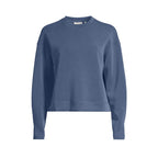CASALL Women's Peachy Crew Neck Sweatshirt, Navy Blue