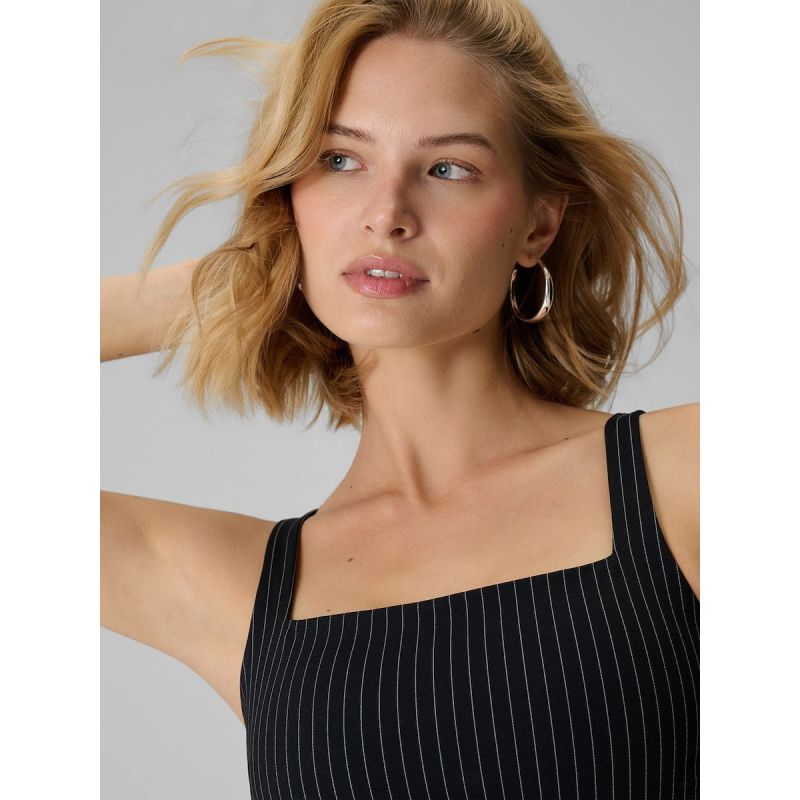Women's slim striped crop-top 4F 4FRAW26TSLEF373-20S