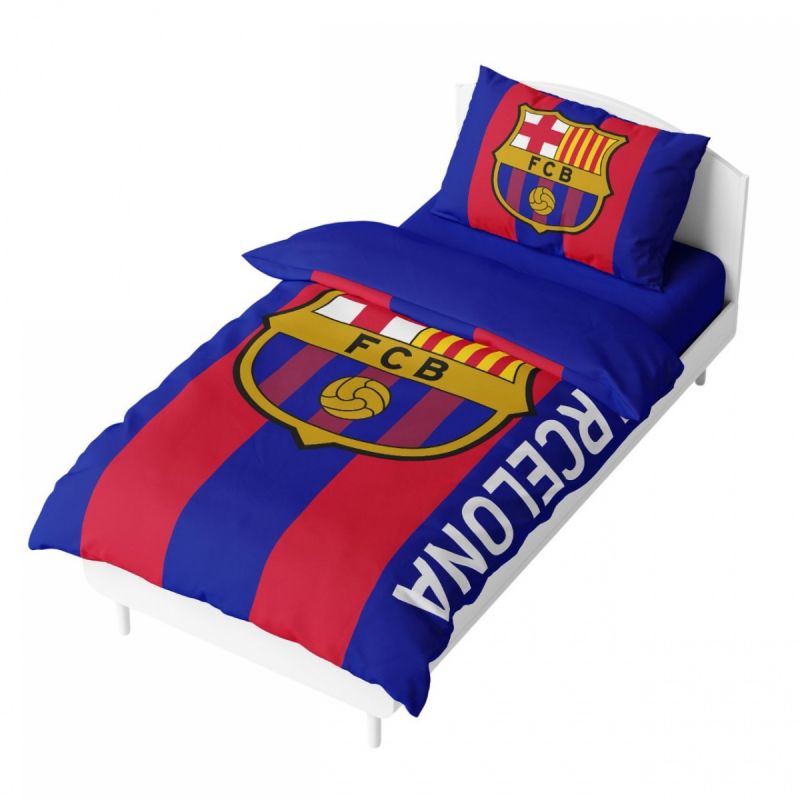 FC Barcelona bedding set 135x200 + 50x75 cm microfiber 119122 FC Barcelona