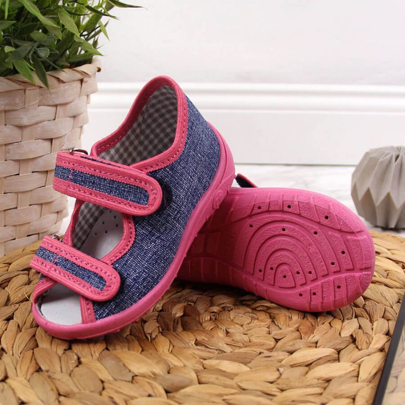 Home slippers Nazo Jr. TEX4B navy blue-pink Footwear/Lifestyle Your Sports Performance