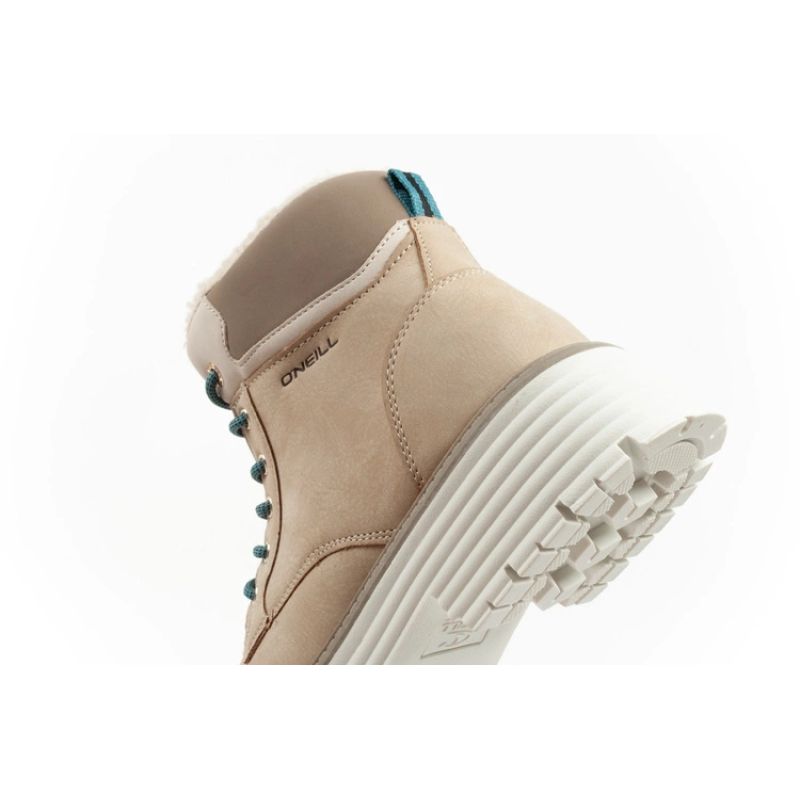 O'neill winter boots women's hiking boots ankle boots insulated fashionable beige white ONeill