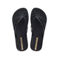Ipanema women's flip-flops Bossa Soft V comfortable black fashionable Ipanema