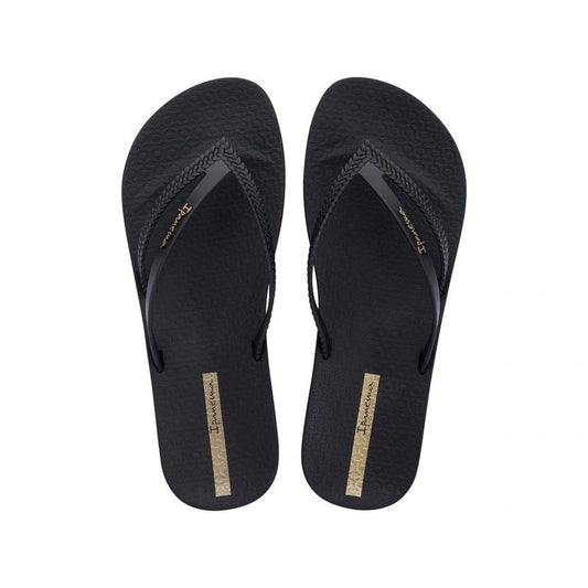 Ipanema women's flip-flops Bossa Soft V comfortable black fashionable Ipanema