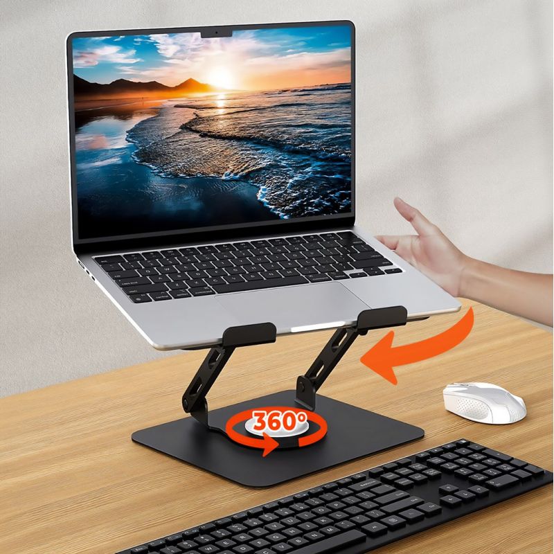 MEDIA-TECH ADJUSTABLE, ROTATABLE, ERGONOMIC LAPTOP STAND ROTO MT2662 Chłodzenie/Podstawki pod notebooki Your Sports Performance