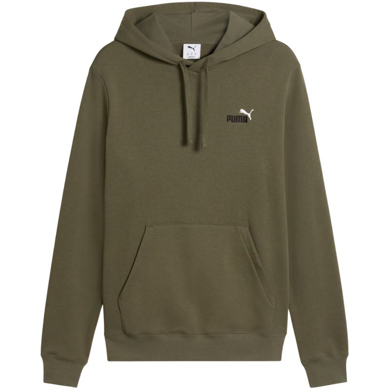 Men's Puma ESS 2 Color Small No. 1 Logo Hoodie olive 684719 81
