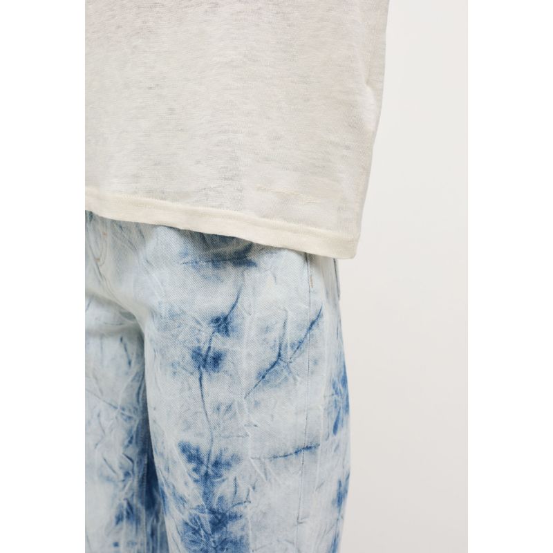 Mustang Alina C Linen T-shirt W 1013788 2045 Clothing/Lifestyle/T-shirts/Mustang Your Sports Performance