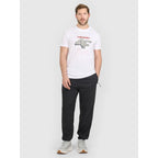 Men's regular printed T-shirt 4F 4FRAW25TTSHM3612-10S