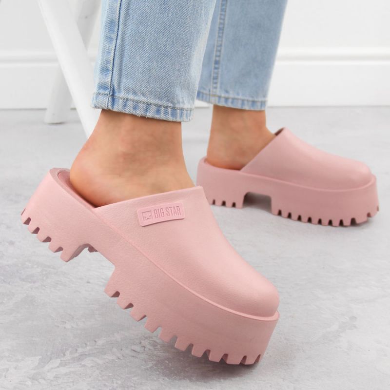 Clogs with a massive sole Big Star W NN274020 INT2083C Footwear/Lifestyle/Brinkenstock/Klapki/chodaki Your Sports Performance