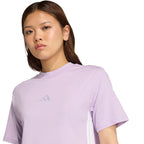 adidas Essentials 3-Stripes Cotton Women's T-Shirt Light Purple JX7619 adidas