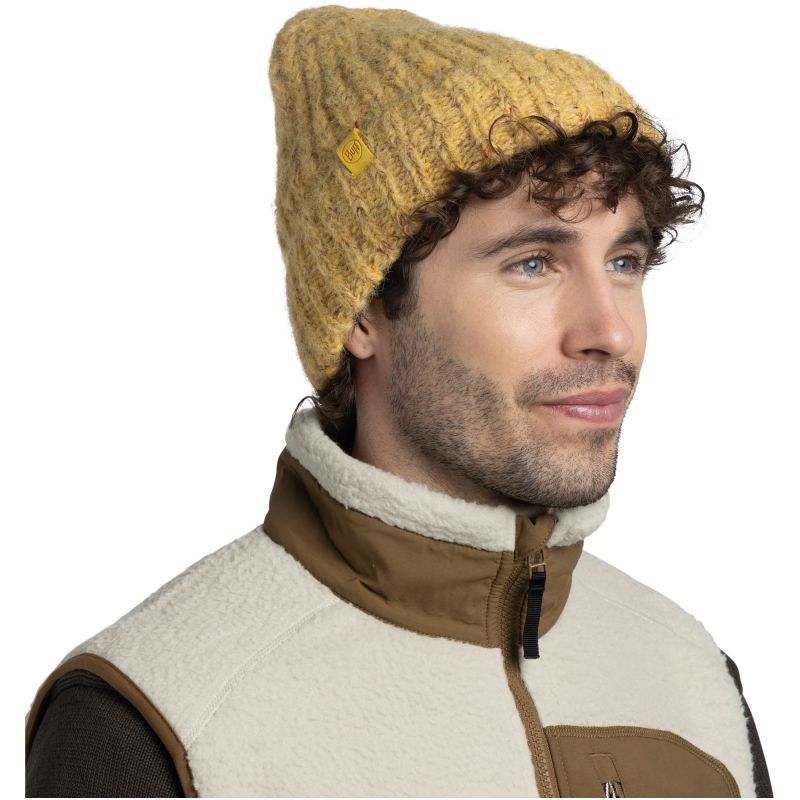 BUFF KNITTED & FLEECE BAND BEANIE EYLA BAMBOO