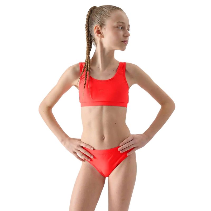 Two-piece swimsuit for girls 4F JUNIOR 4FJWMM00UBKSF027-63N *Kategoria tymczasowa Your Sports Performance