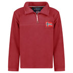 Geographical Norway TEQUATEUR BURGUNDY DB MEN 233 Men's Fleece Jacket (WZ6696H/GN-BURGUNDY)