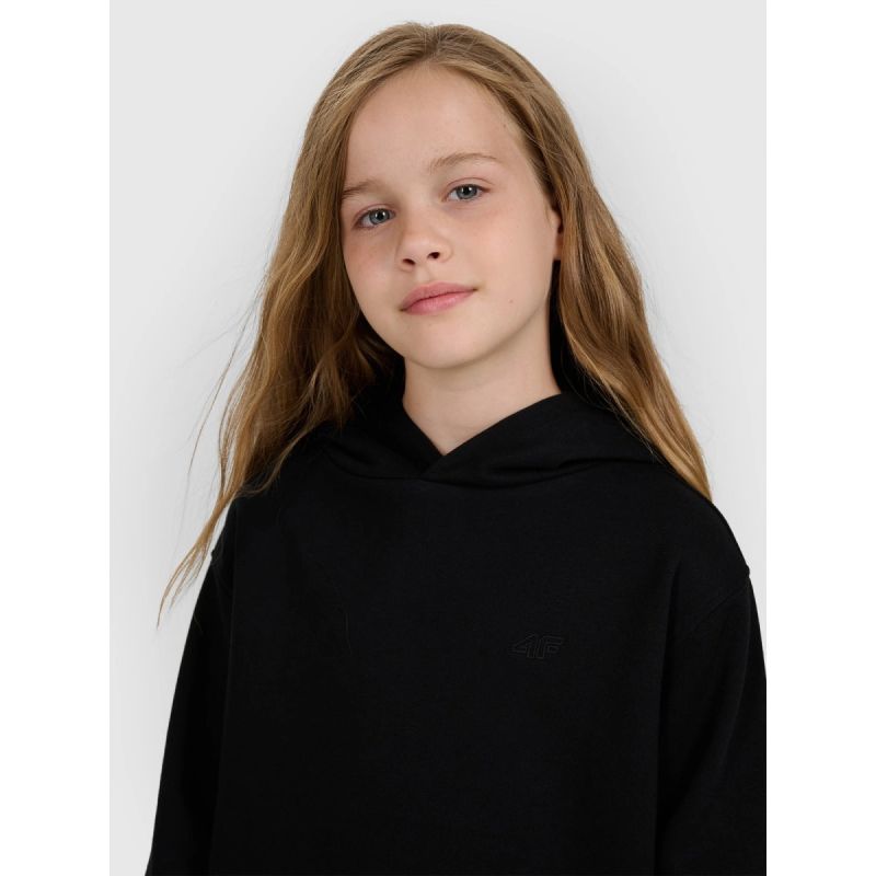 Girls' sweatshirt with hood, open, 4F 4FJWMM00TSWSF1862-20S *Kategoria tymczasowa Your Sports Performance