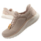 Skechers Bobs Squad Chaos SLIP-INS Women's Sports Shoes Beige Skechers