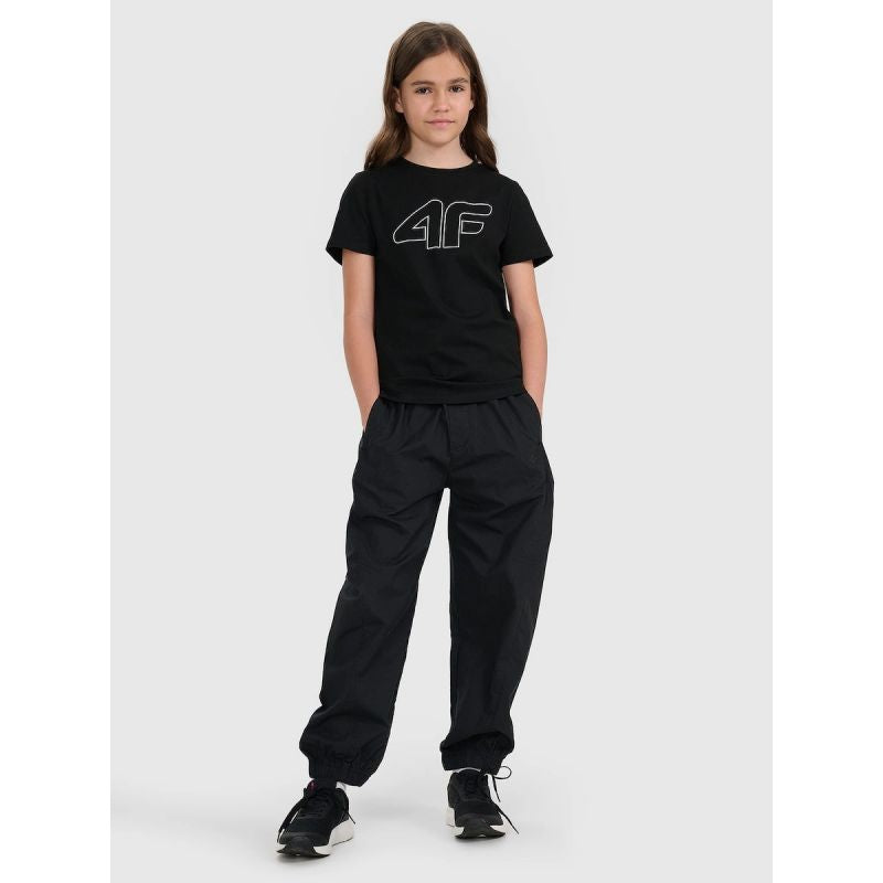 Girls' regular printed T-shirt 4F 4FJWSS25TTSHF2176-20S 4f