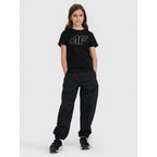 Girls' regular printed T-shirt 4F 4FJWSS25TTSHF2176-20S 4f
