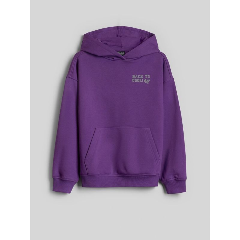 Boys’ Loose-Fit Hooded Sweatshirt 4F 4FJRAW26TSWSM3194-51S