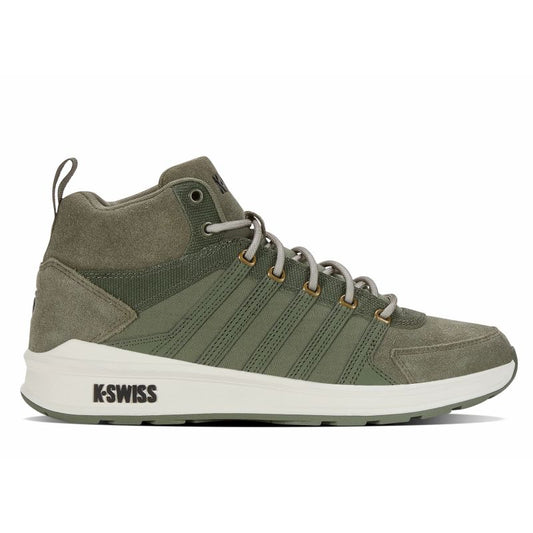 K-Swiss Vista Trainer MID WNT men's leather shoes high sneakers green (07145-379-M) In preparation Your Sports Performance
