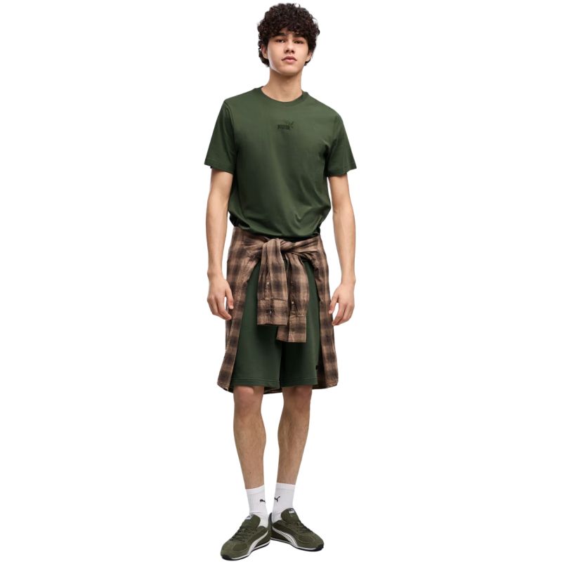 Puma Men's ESS Small No. 1 Logo Centered Tee Dark Green 692912 86