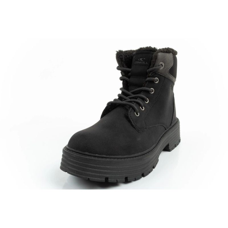 O'neill winter boots women's hiking boots, insulated ankle boots, fashionable black ONeill